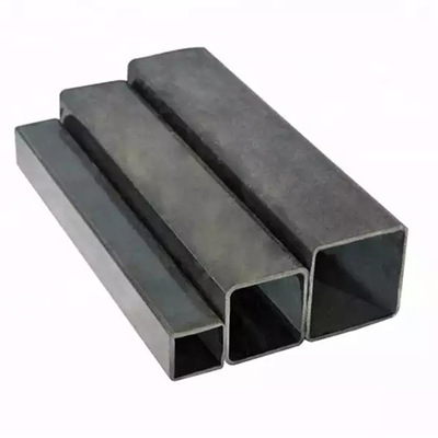 ท่อเหล็กที่กำหนดเองรอยท่อเหล็กดำเหล็กกล้าคาร์บอนกลมและ Squara ERW Steel Pipe